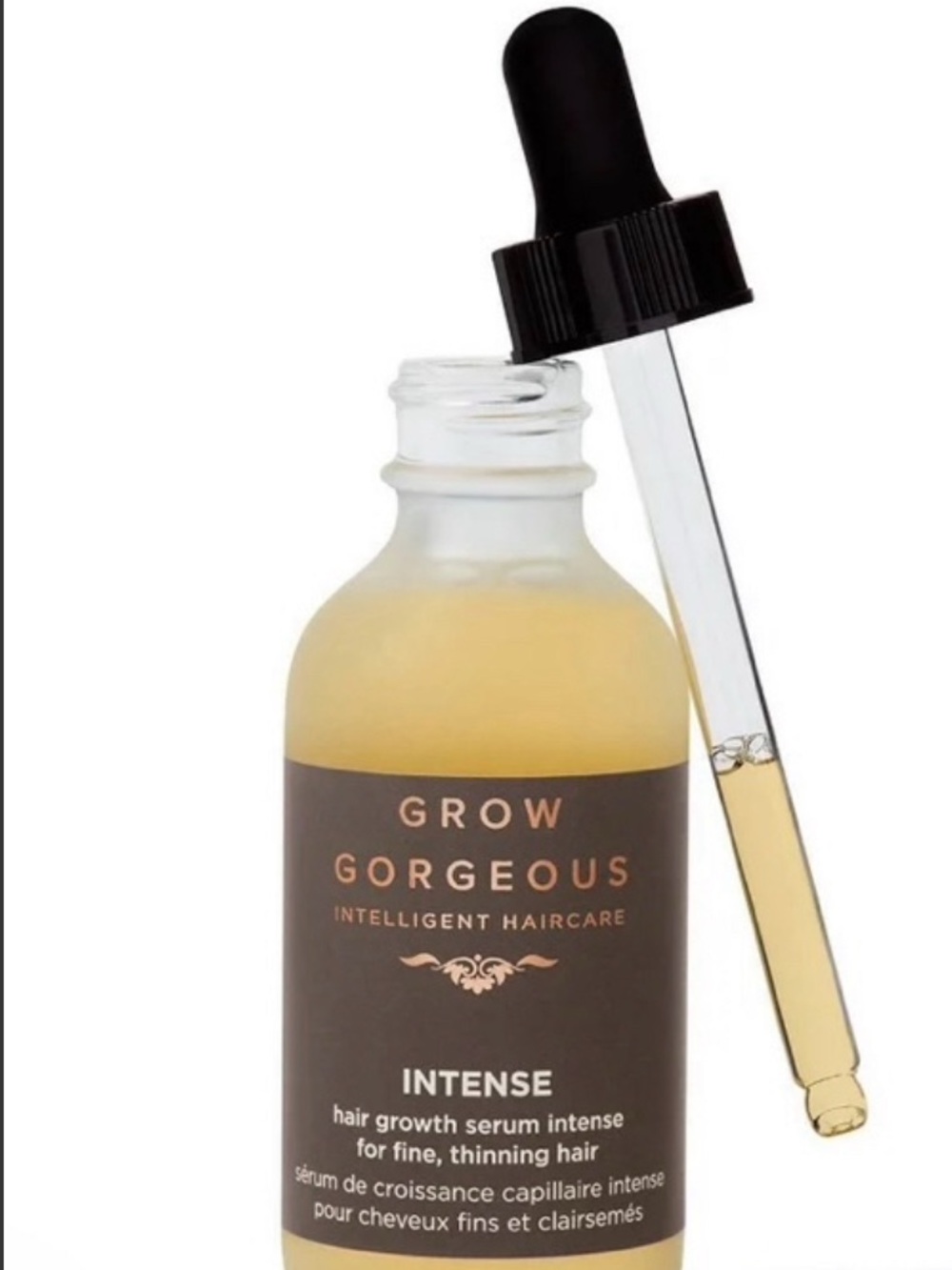 Grow Gorgeous Hair Density Serum Intense ~ Full Size 2oz / 60ml ~ NIB